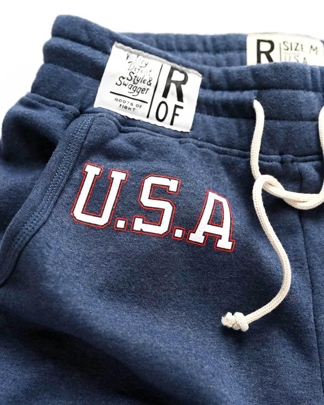 Joe Frazier Games 1964 Navy Shorts - Roots of Fight Canada