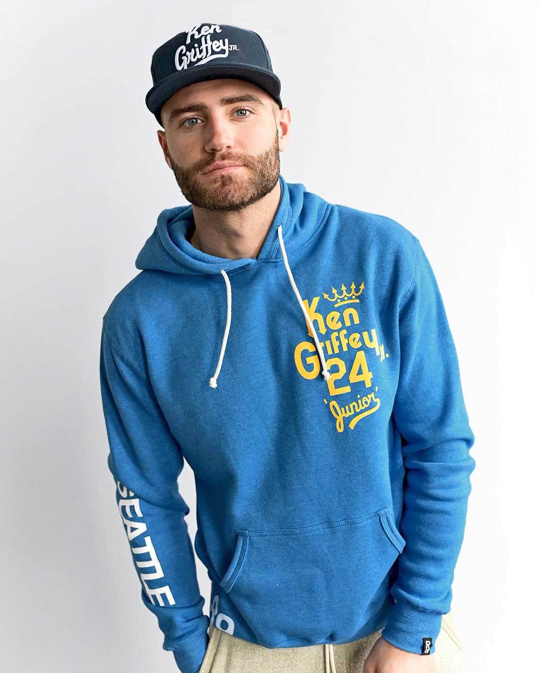 Ken Griffey Jr. Navy Snapback Hat - Roots of Fight Canada