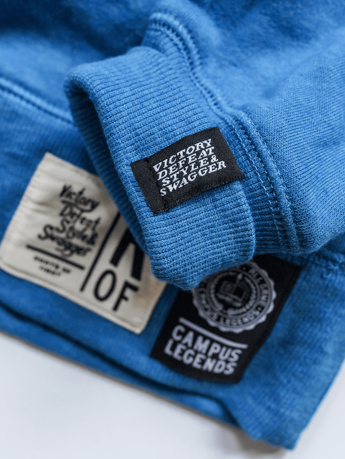KU - Jayhawks Football Blue PO Hoody - Roots of Fight Canada