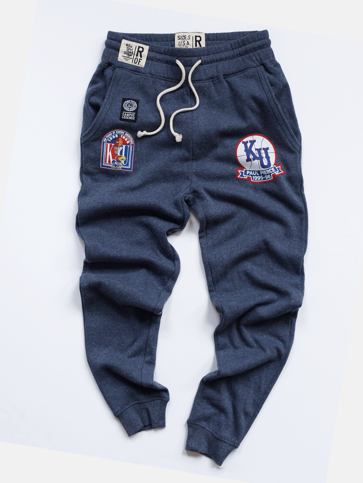 KU - Paul Pierce Basketball Navy Sweatpants - Roots of Fight Canada