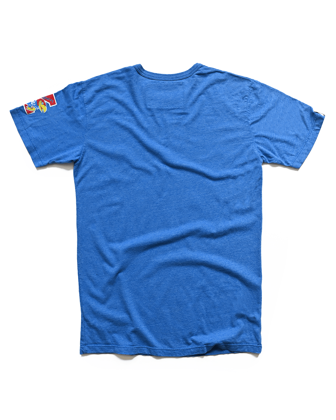 KU - Wilt Chamberlain 13 Blue Triblend Tee - Roots of Fight Canada