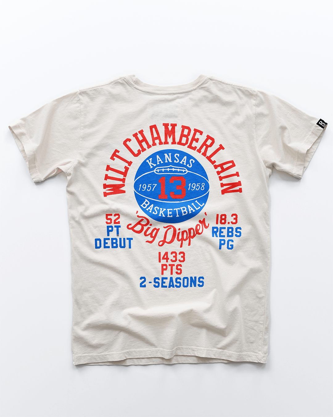 KU - Wilt Jayhawks Legacy White Tee - Roots of Fight Canada