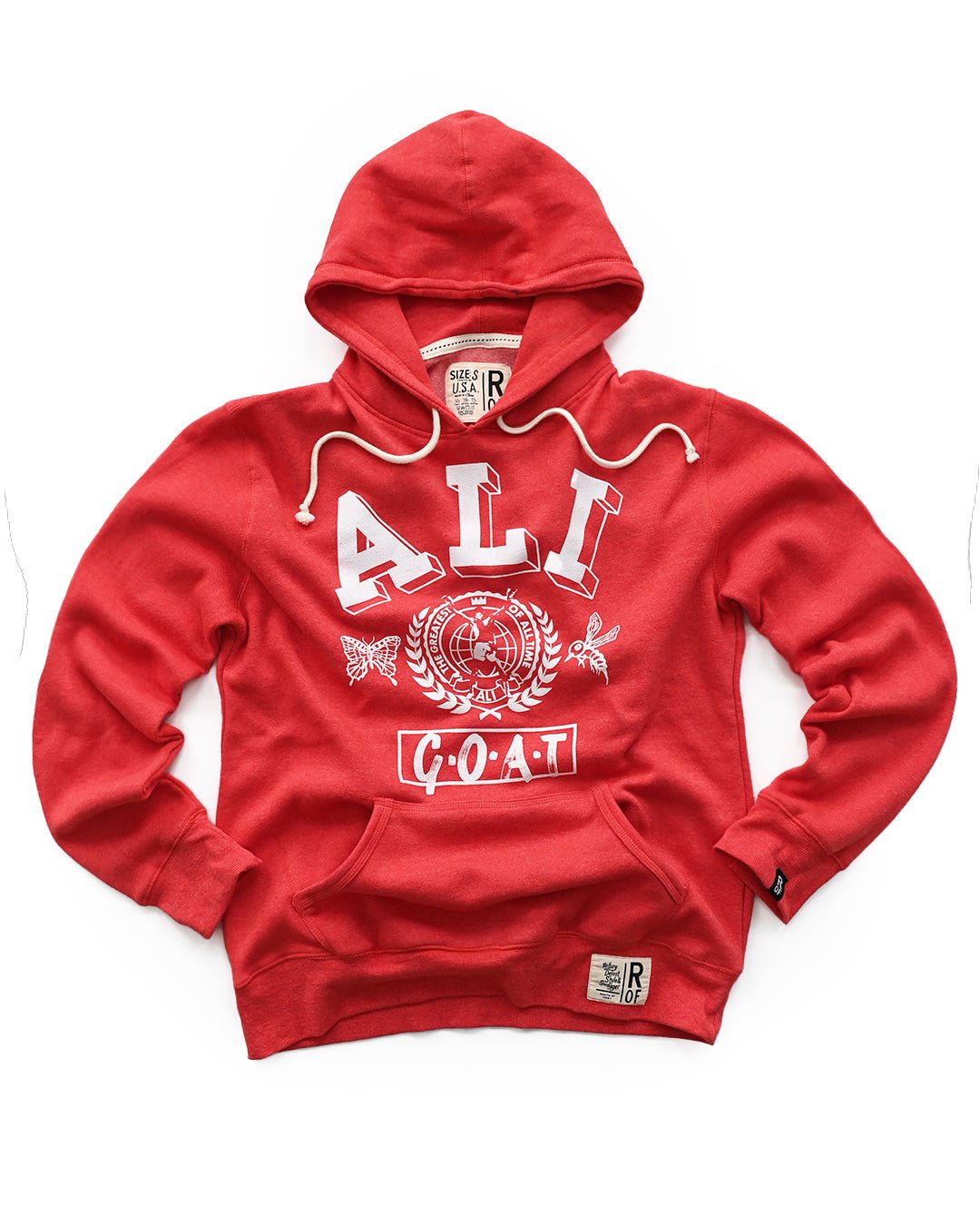 M. Ali Boxing GOAT Red PO Hoody - Roots of Fight Canada