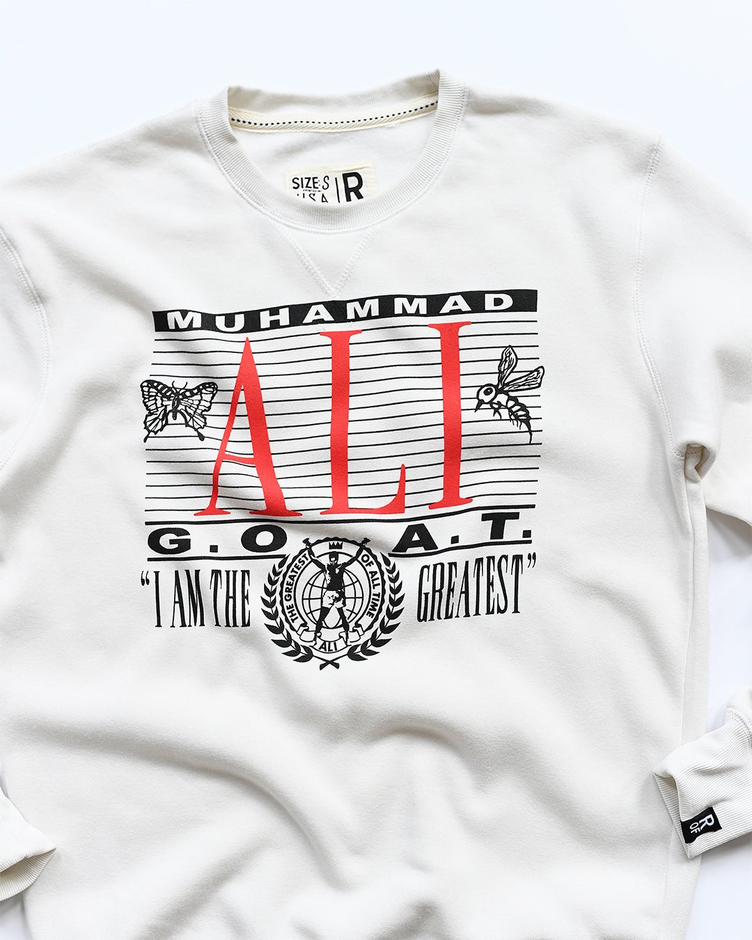 M. Ali GOAT White Sweatshirt - Roots of Fight Canada