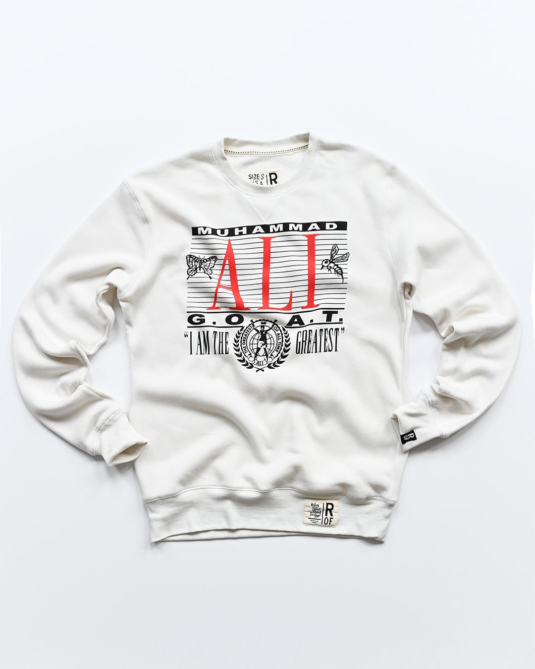 M. Ali GOAT White Sweatshirt - Roots of Fight Canada