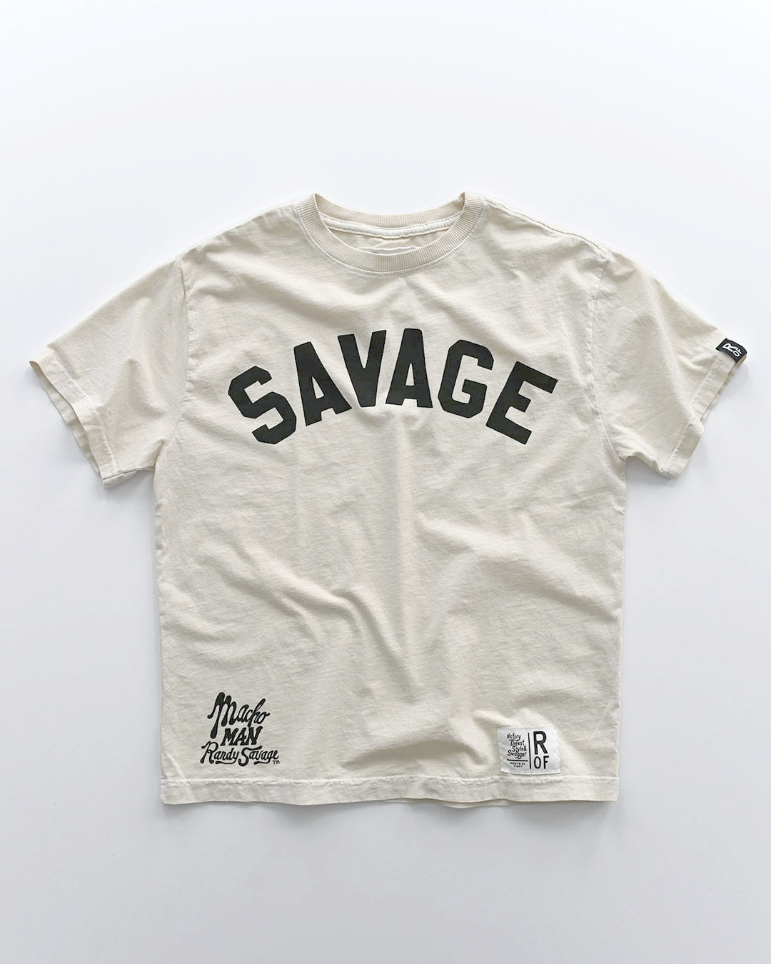 Macho Man Savage Crème Women's Tee - Roots of Fight Canada