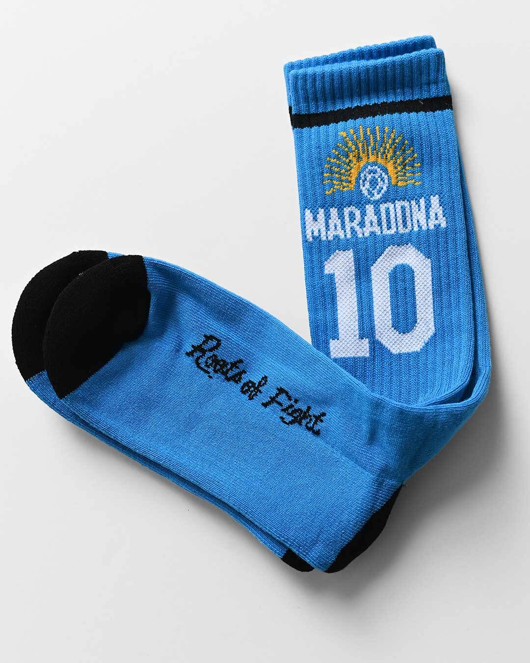 Maradona #10 Blue Socks - Roots of Fight Canada