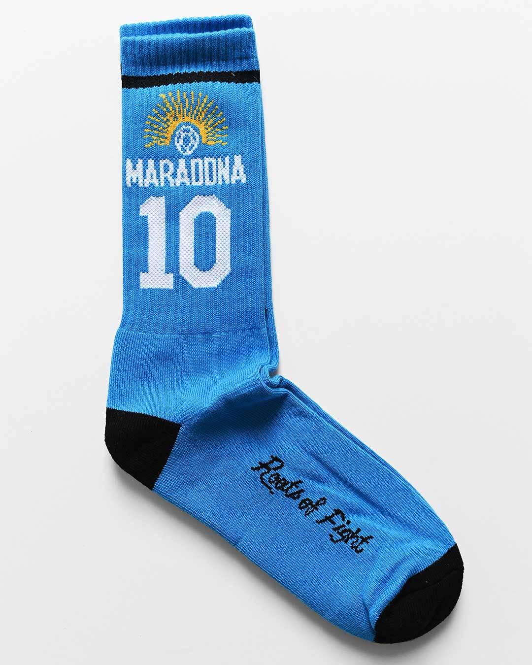 Maradona #10 Blue Socks - Roots of Fight Canada