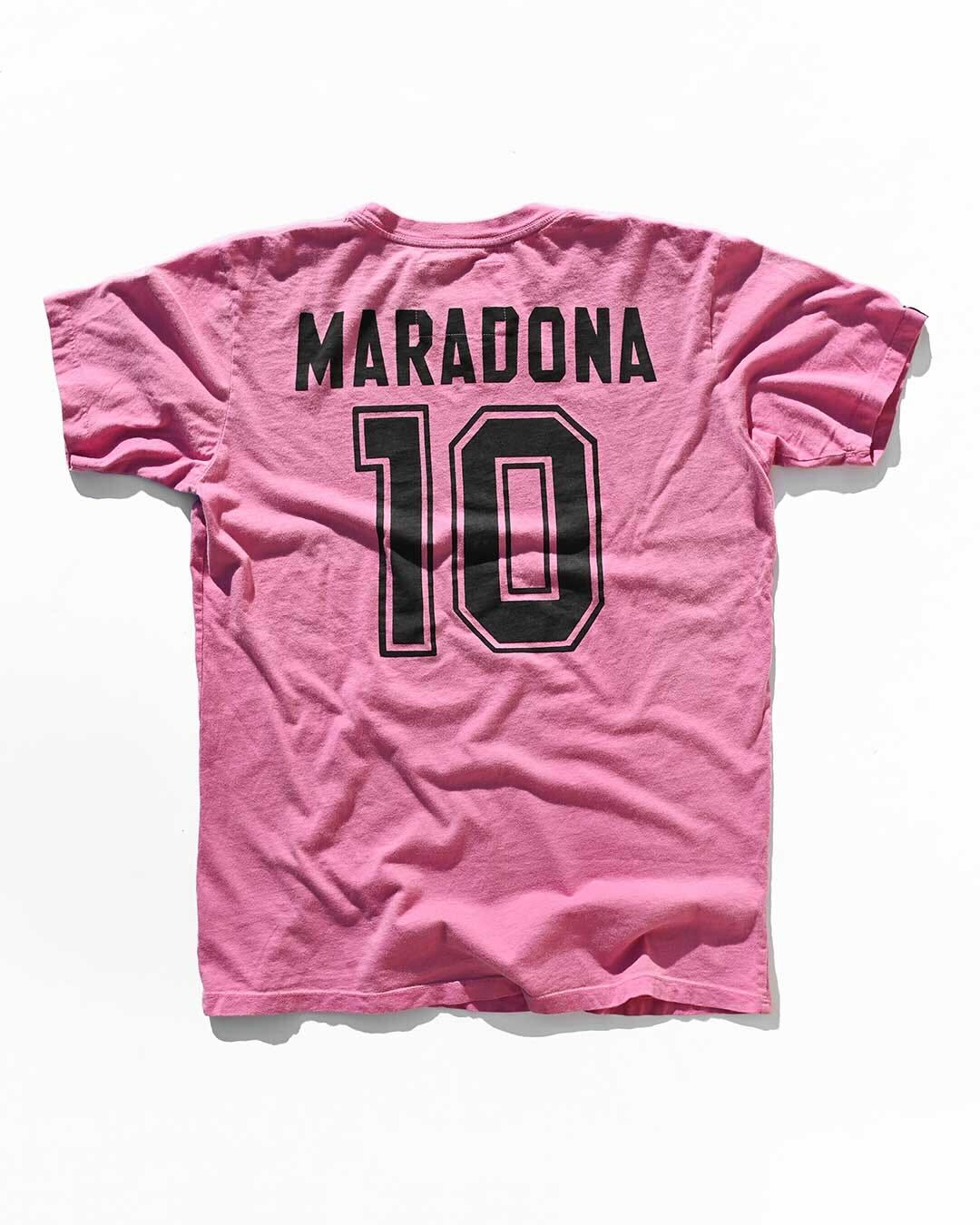 Maradona #10 Pink Tee