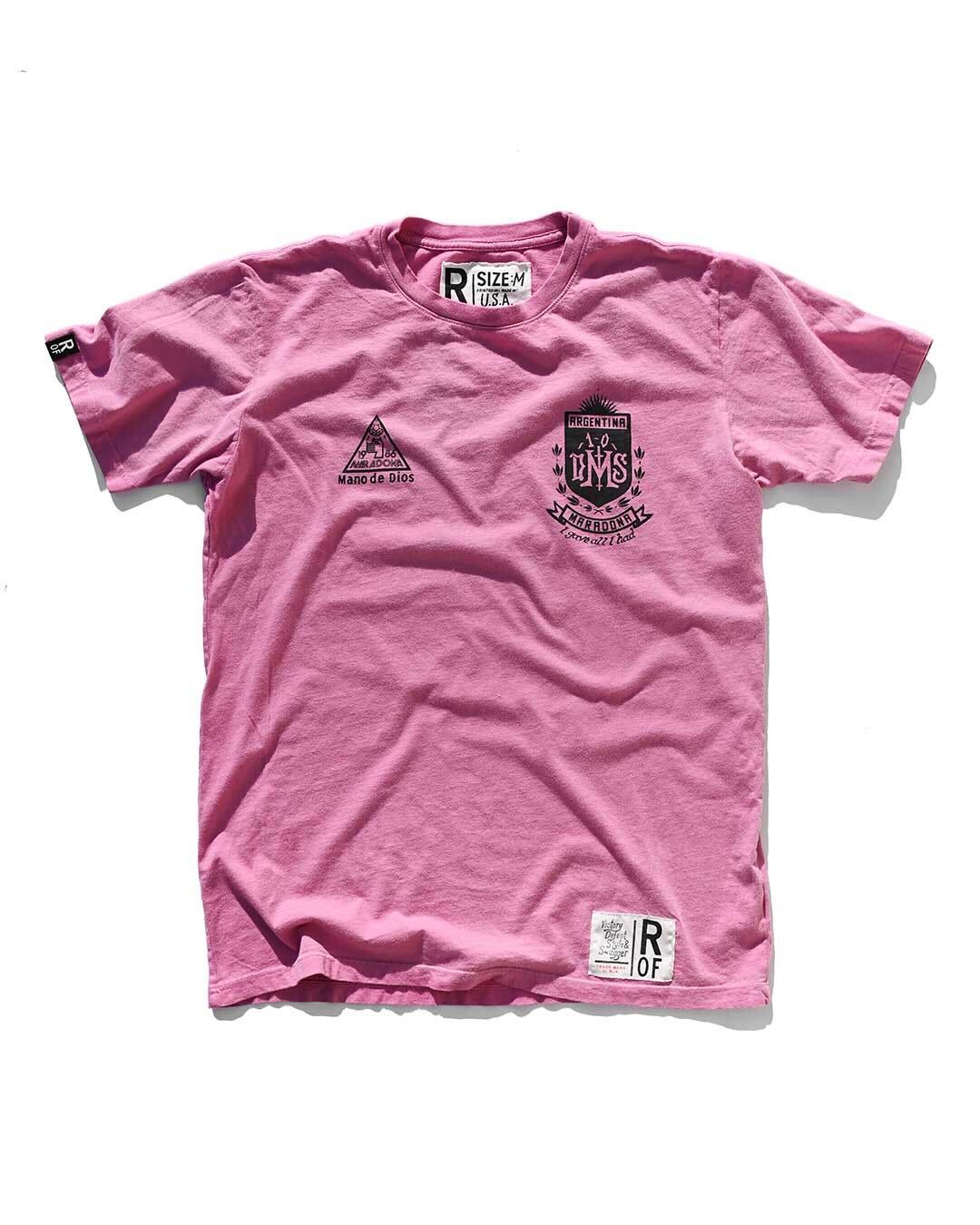 Maradona #10 Pink Tee