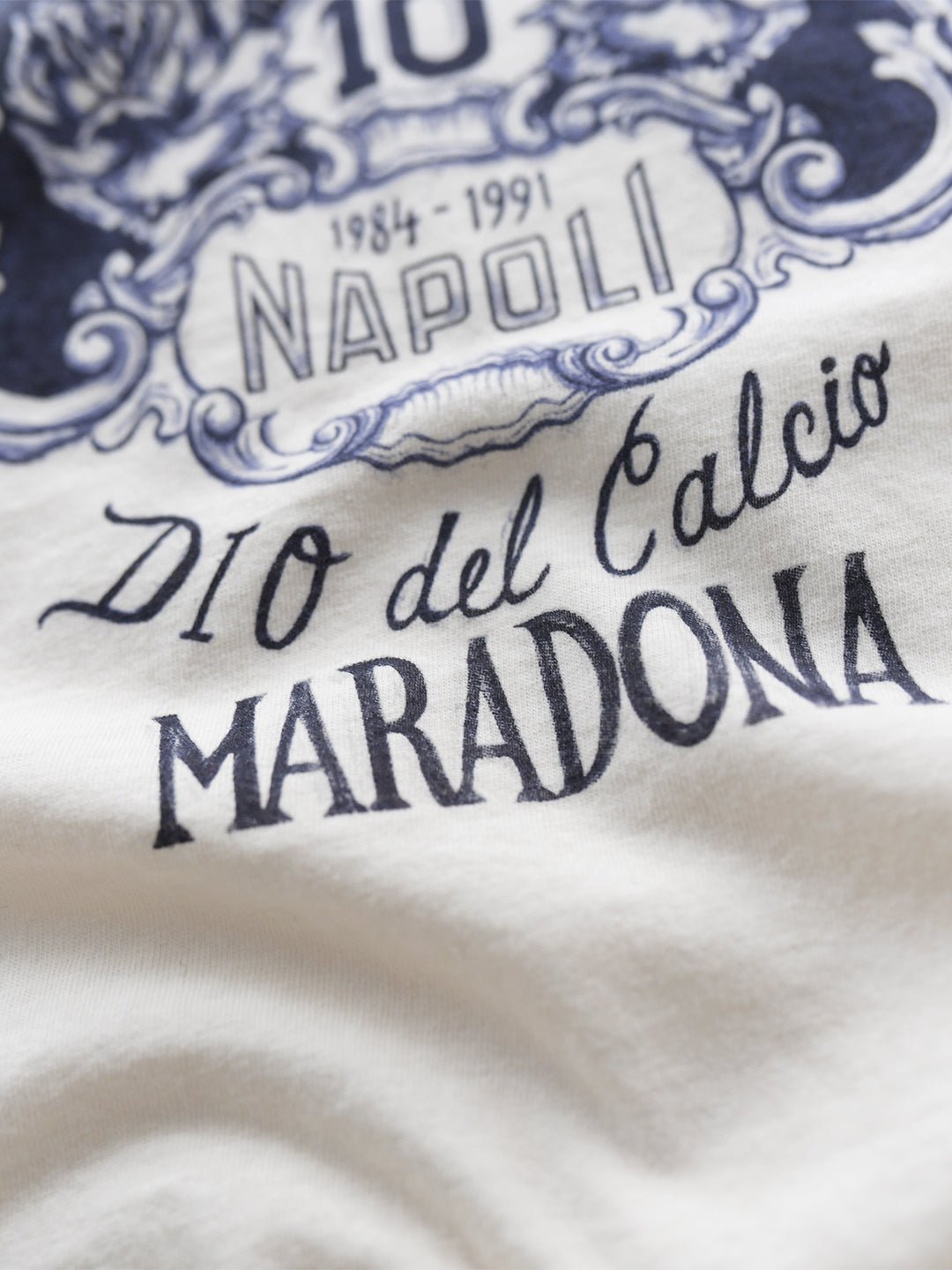 Maradona Dio Del Calcio White Tee - Roots of Fight Canada