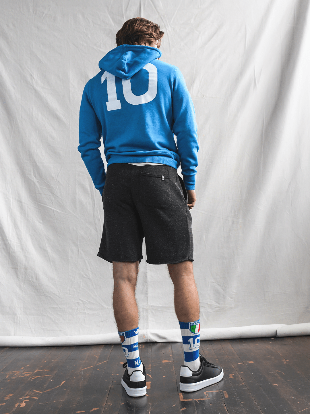 Maradona Napoli 10 Blue PO Hoody - Roots of Fight Canada