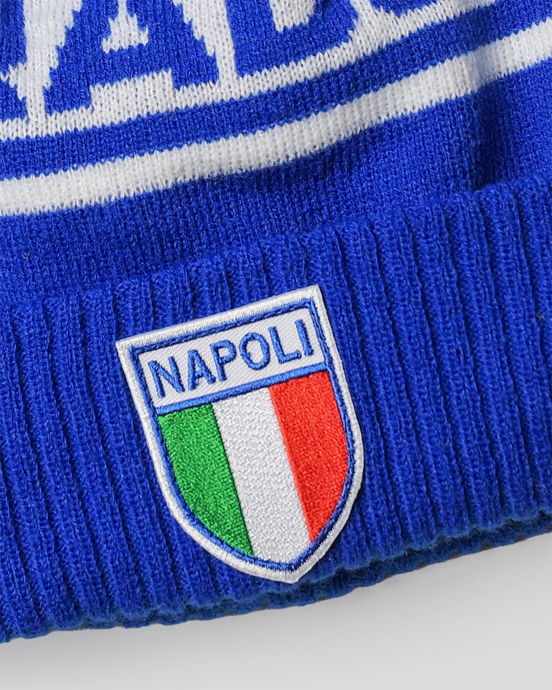 Maradona Napoli Blue Pom Pom Beanie - Roots of Fight Canada