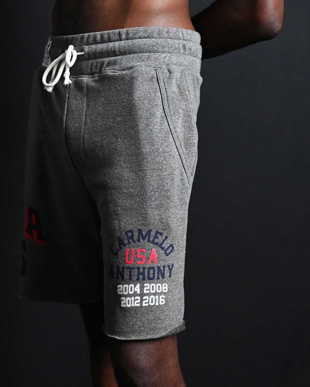 Melo Anthony Games USA Grey Shorts - Roots of Fight Canada
