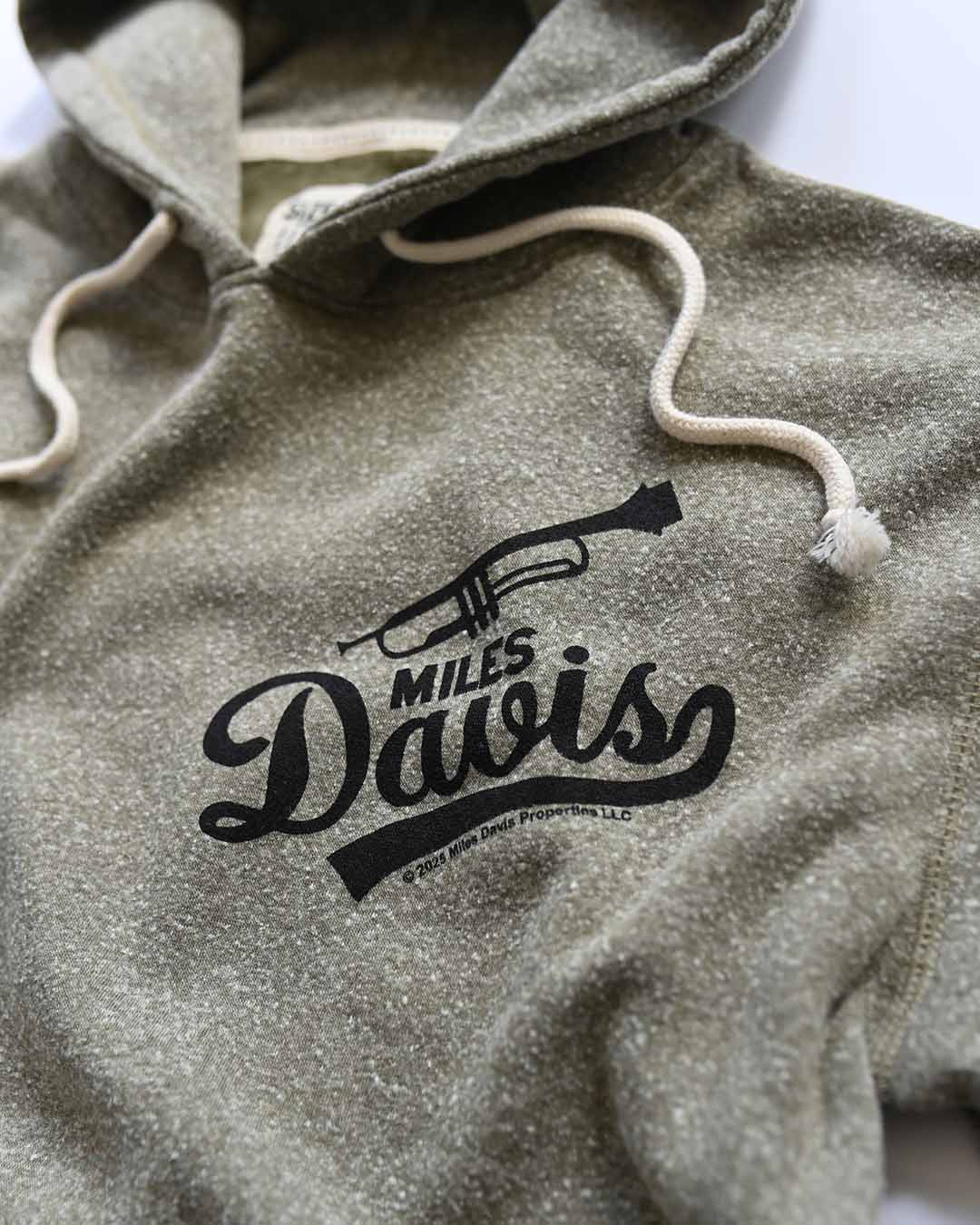 Miles Davis NYC Trumpet Olive PO Hoody - Roots of Fight Canada