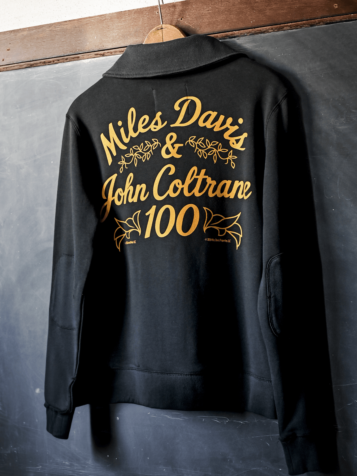 Miles Davis x John Coltrane 100 Years Black Cardigan - Roots of Fight Canada