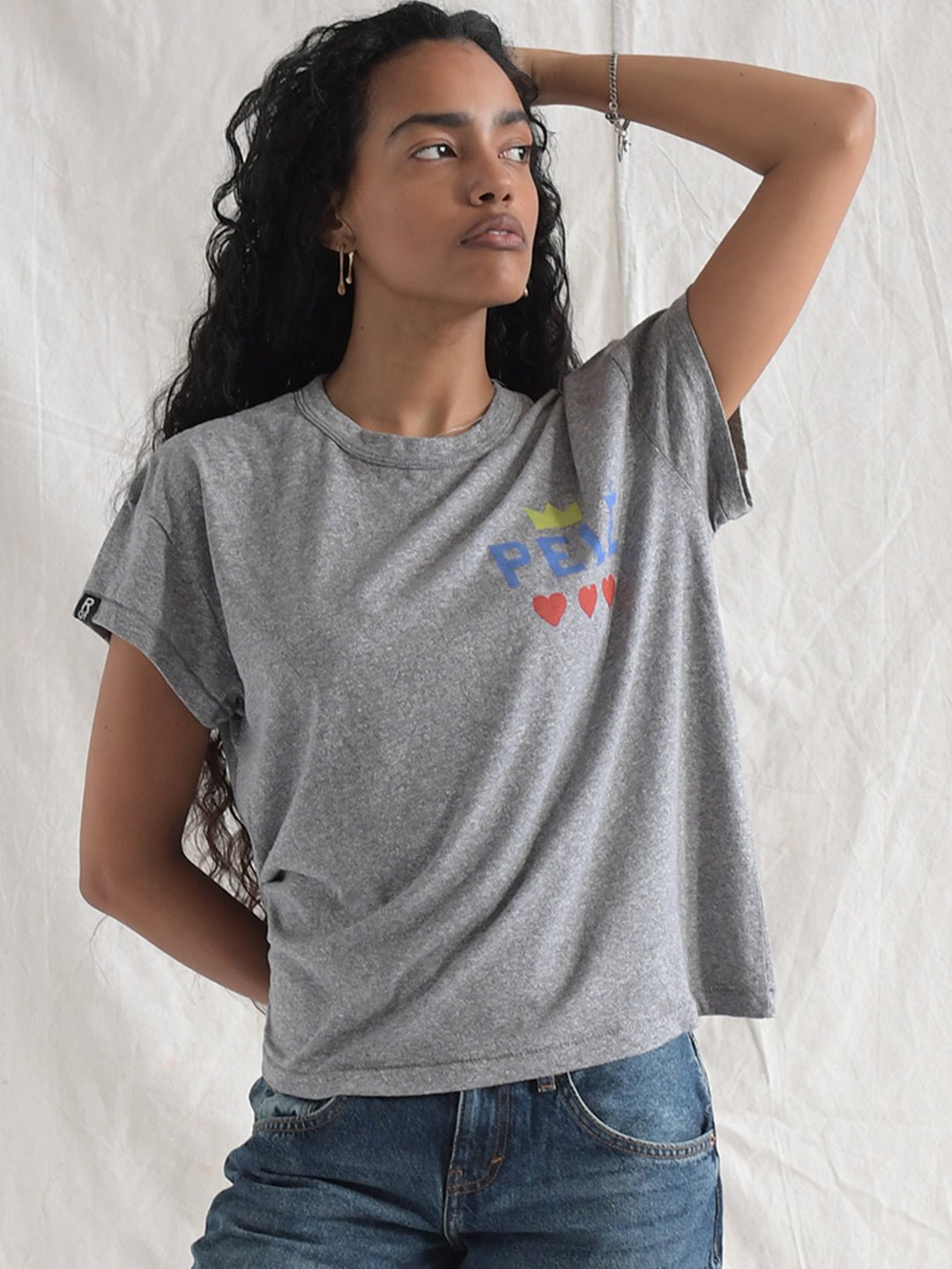 Pelé Love Women's Grey Tee - Roots of Fight Canada