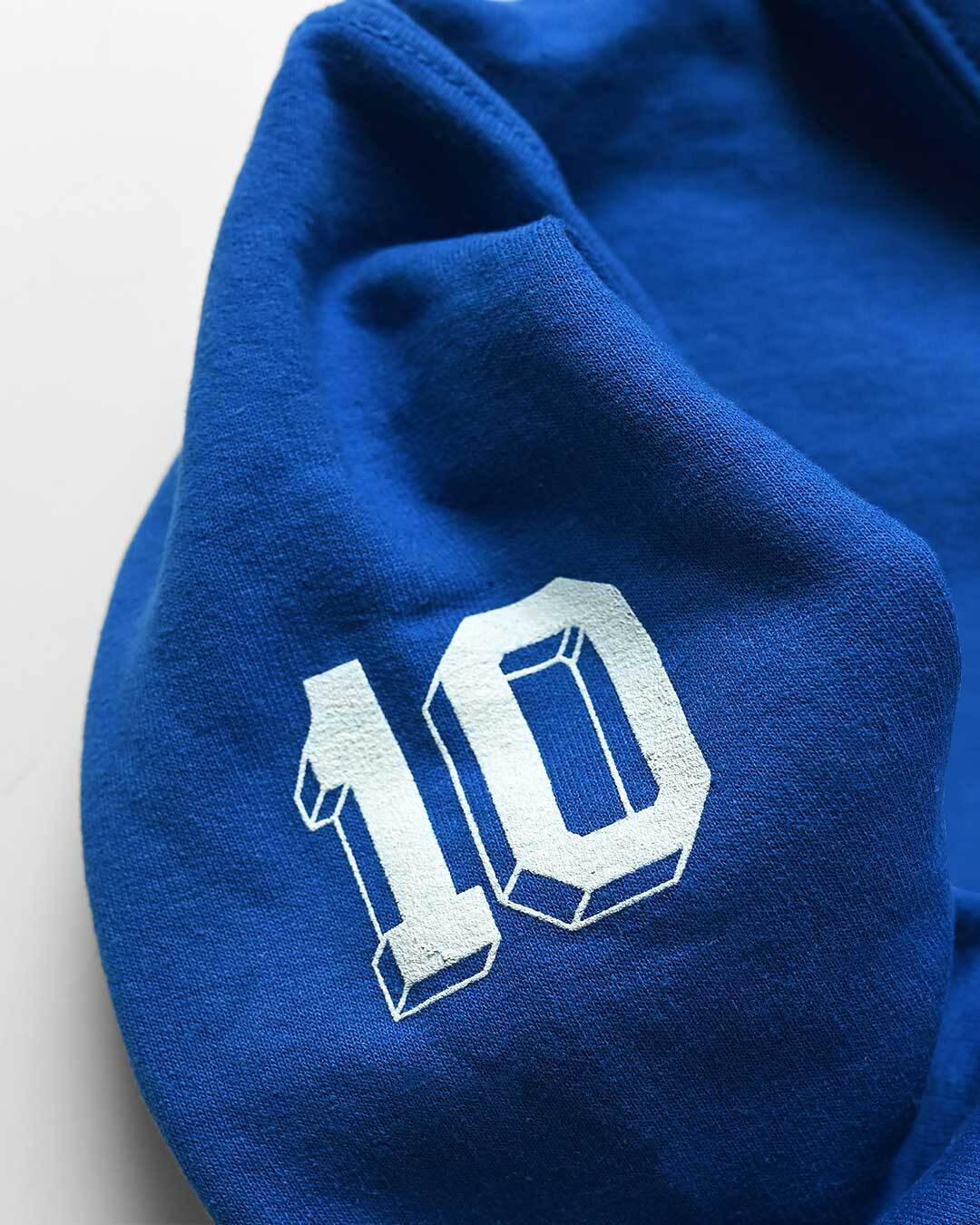 Pelé Santos Blue Kid's PO Hoody - Roots of Fight Canada