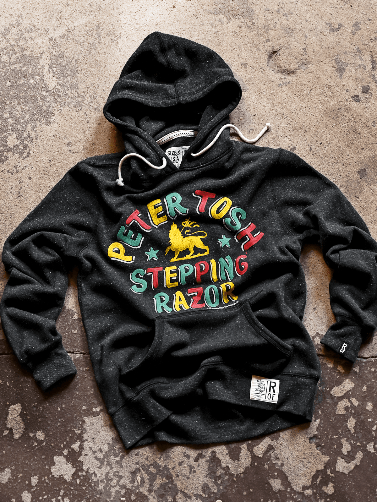 Peter Tosh Stepping Razor Black PO Hoody - Roots of Fight Canada