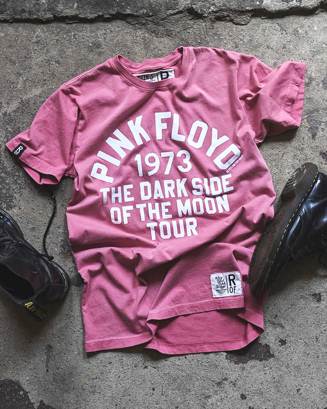 Pink Floyd Darkside '73 Pink Tee - Roots of Fight Canada