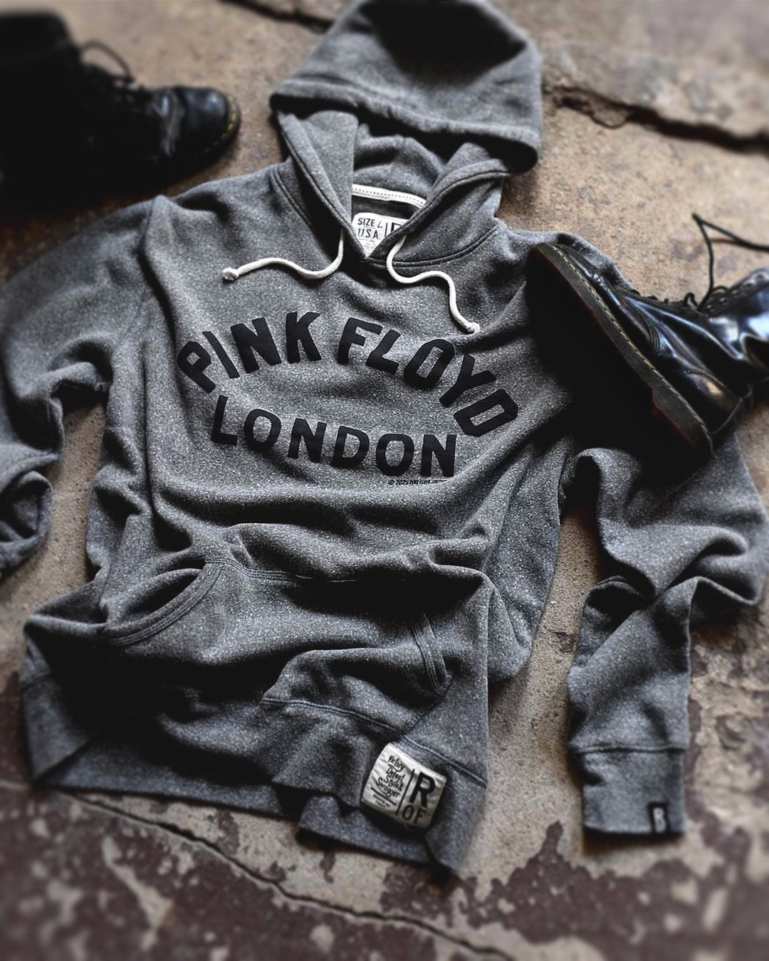Pink Floyd London Grey PO Hoody - Roots of Fight Canada