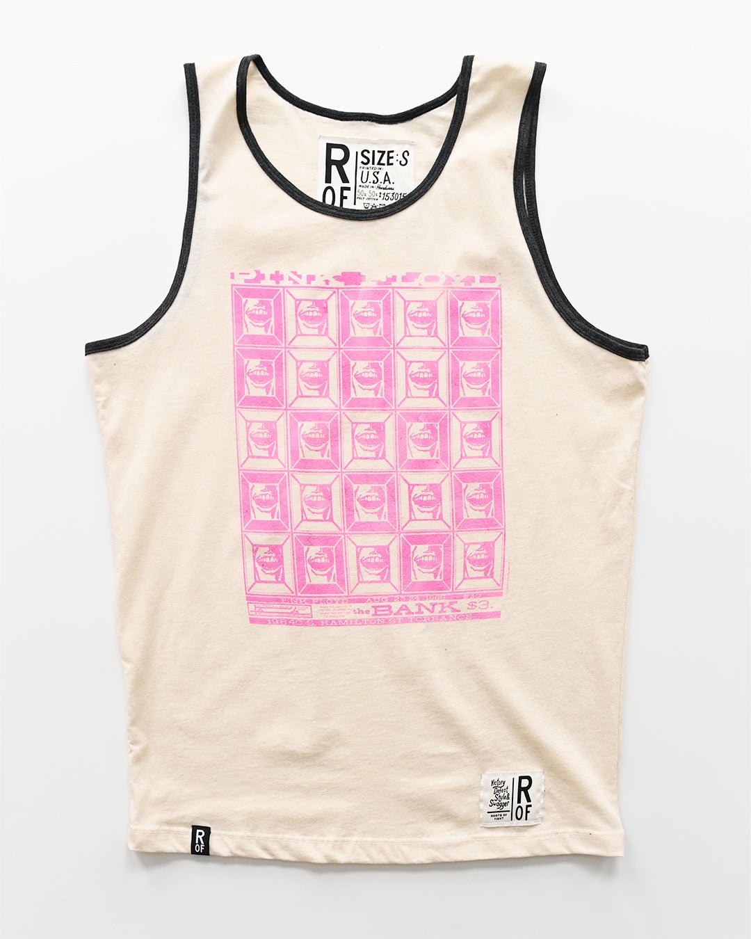 Pink Floyd Vintage Poster White Tank - Roots of Fight Canada