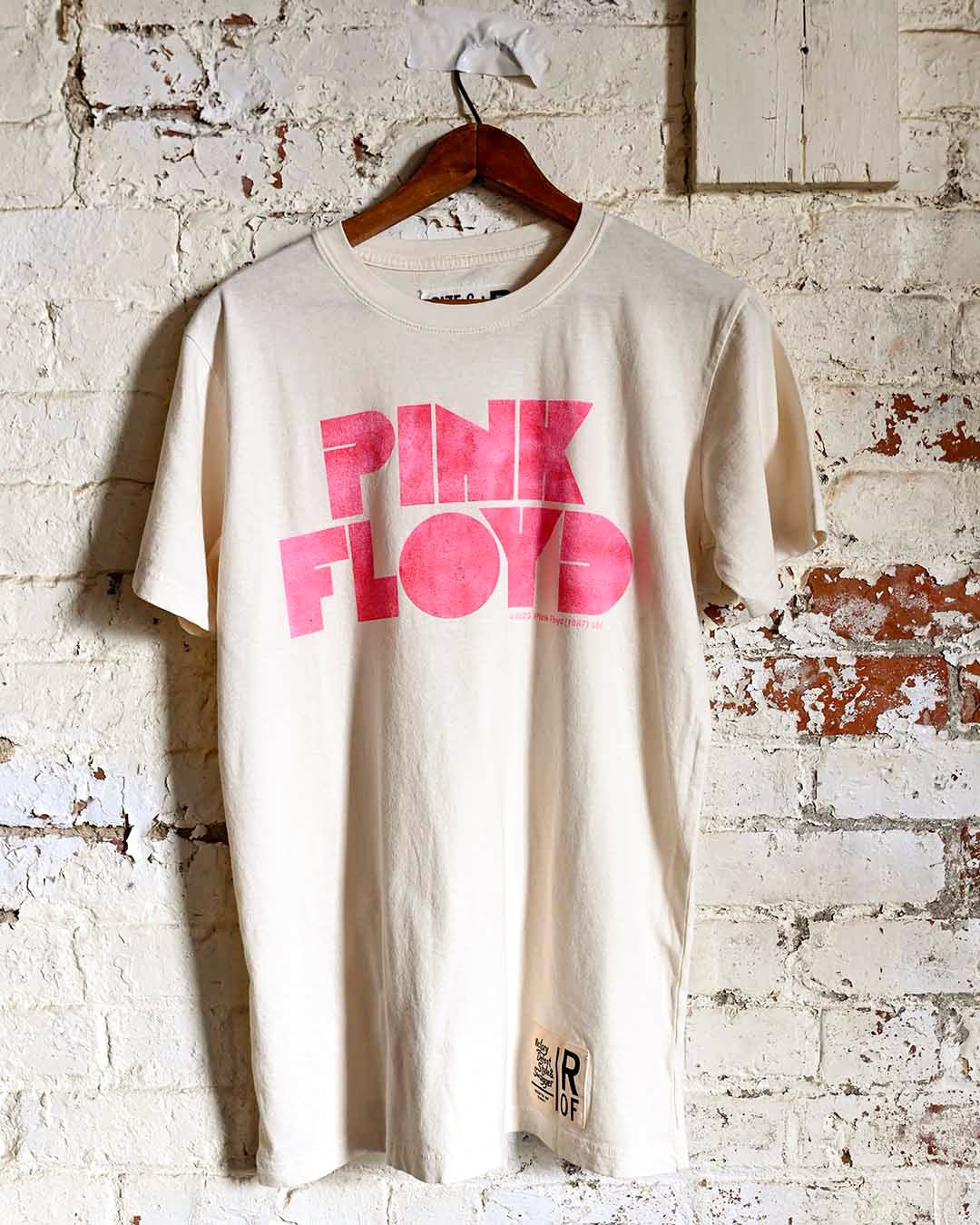 Pink Floyd Vintage White Tee - Roots of Fight Canada