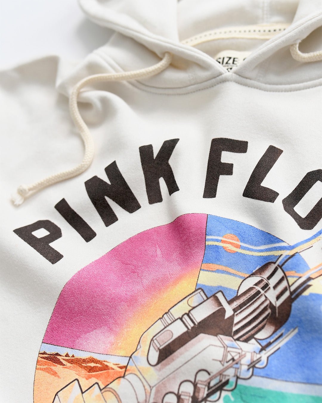 Pink Floyd Wish You Were Here White PO Hoody - Roots of Fight Canada