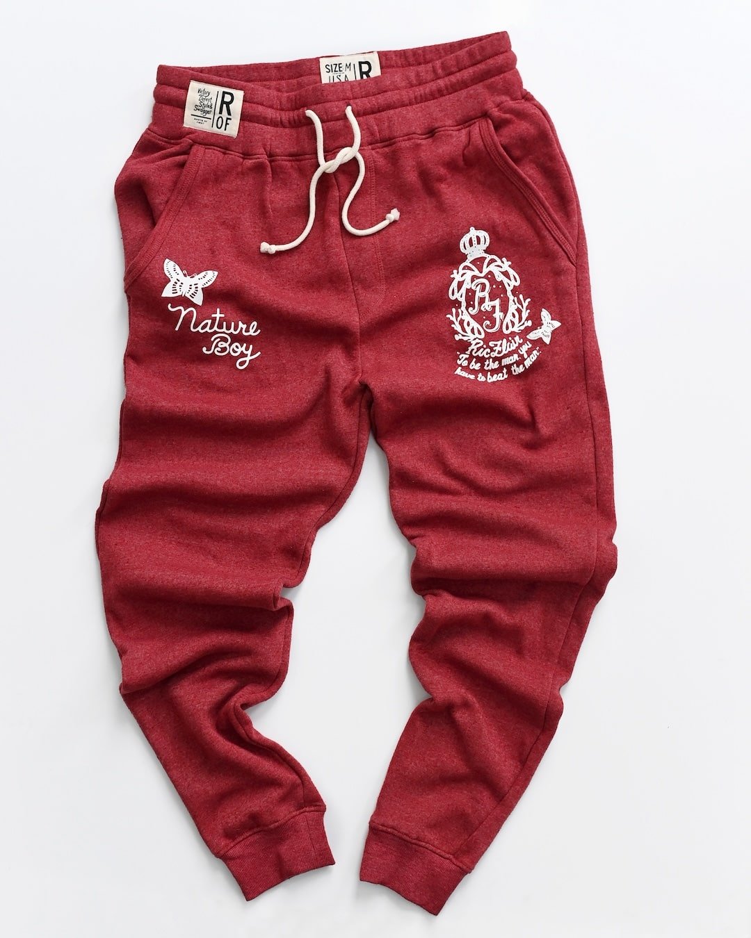 Ric Flair 'To Be The Man' Cardinal Sweatpants - Roots of Fight Canada
