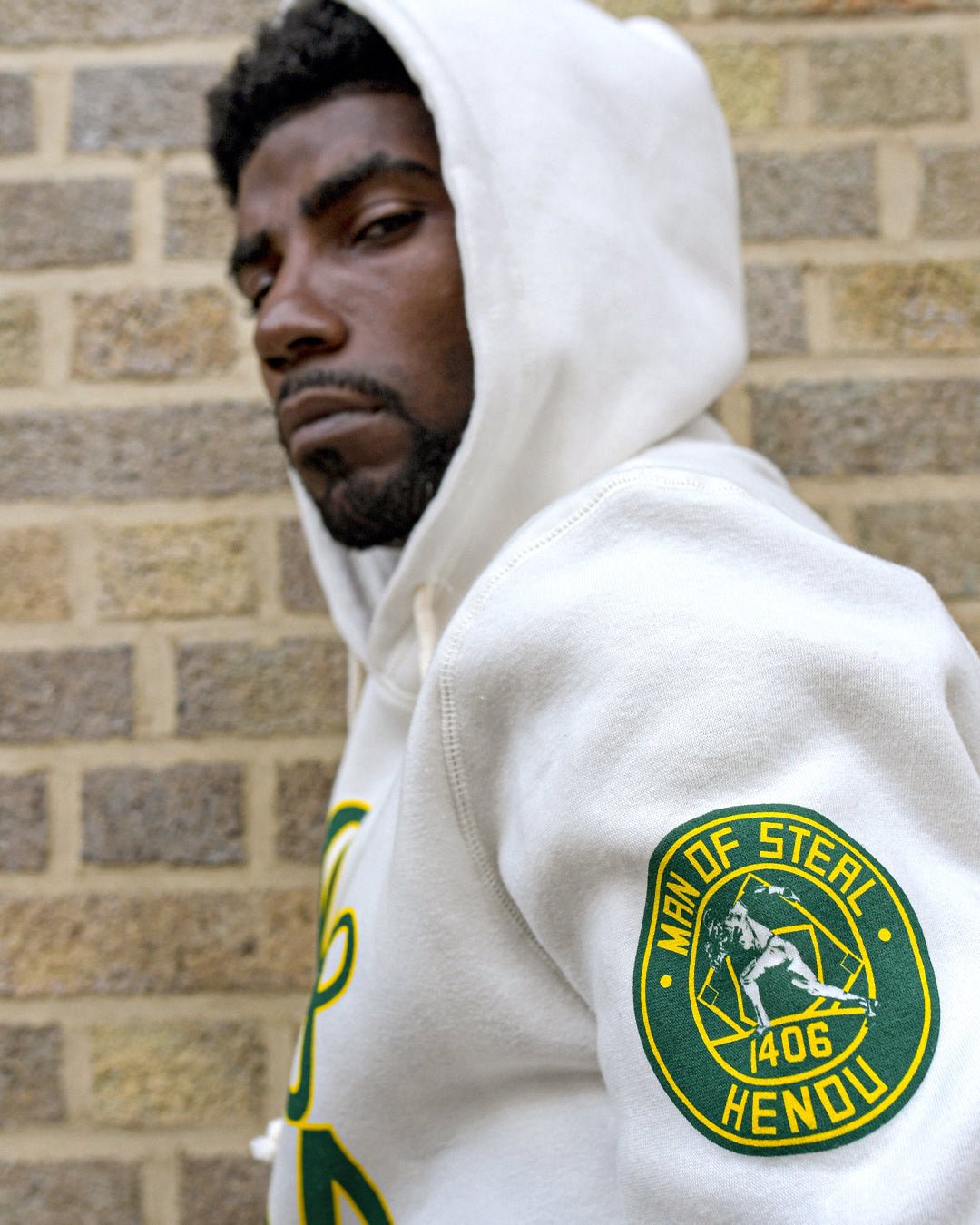 Rickey Henderson 24 White PO Hoody - Roots of Fight Canada