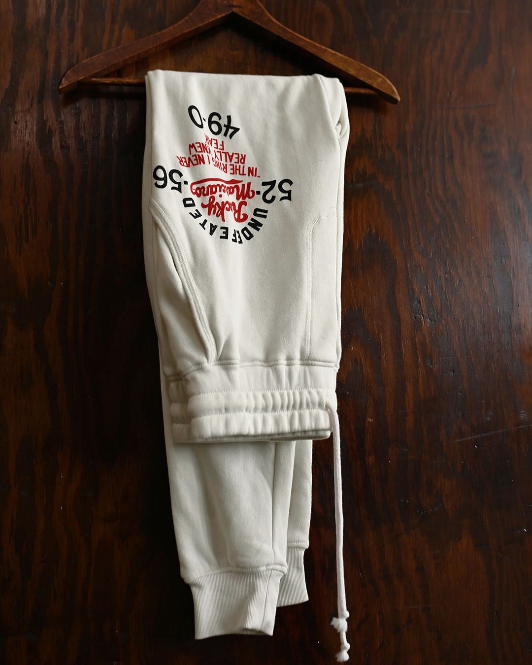 Rocky Marciano Undefeated Champ White Sweatpants - Roots of Fight Canada