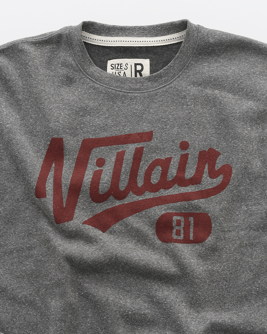 Roddy Piper Villain '81 Grey Sweatshirt - Roots of Fight Canada