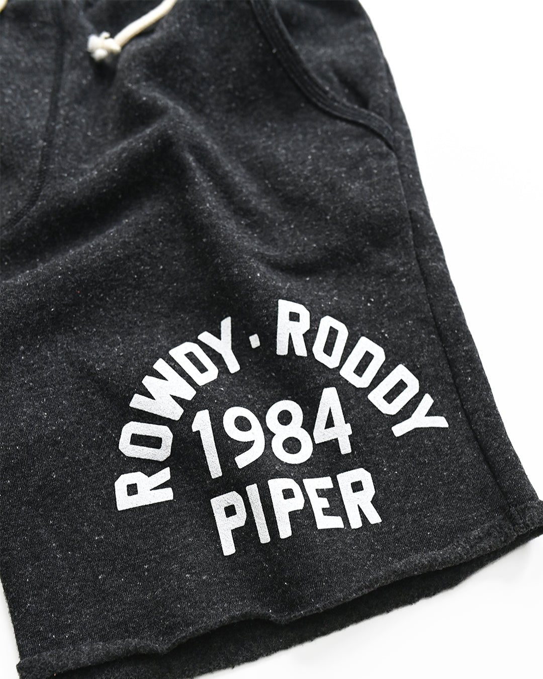 Rowdy Roddy Piper 1984 Black Shorts - Roots of Fight Canada