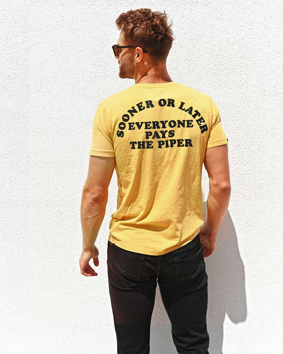 Rowdy Roddy Piper Everyone Pays Gold Tee - Roots of Fight Canada