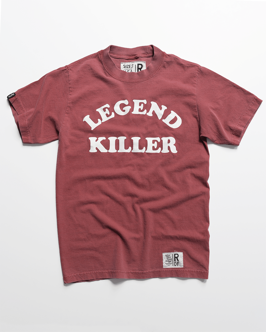 Rowdy Roddy Piper Legend Cardinal Heavyweight Tee - Roots of Fight Canada