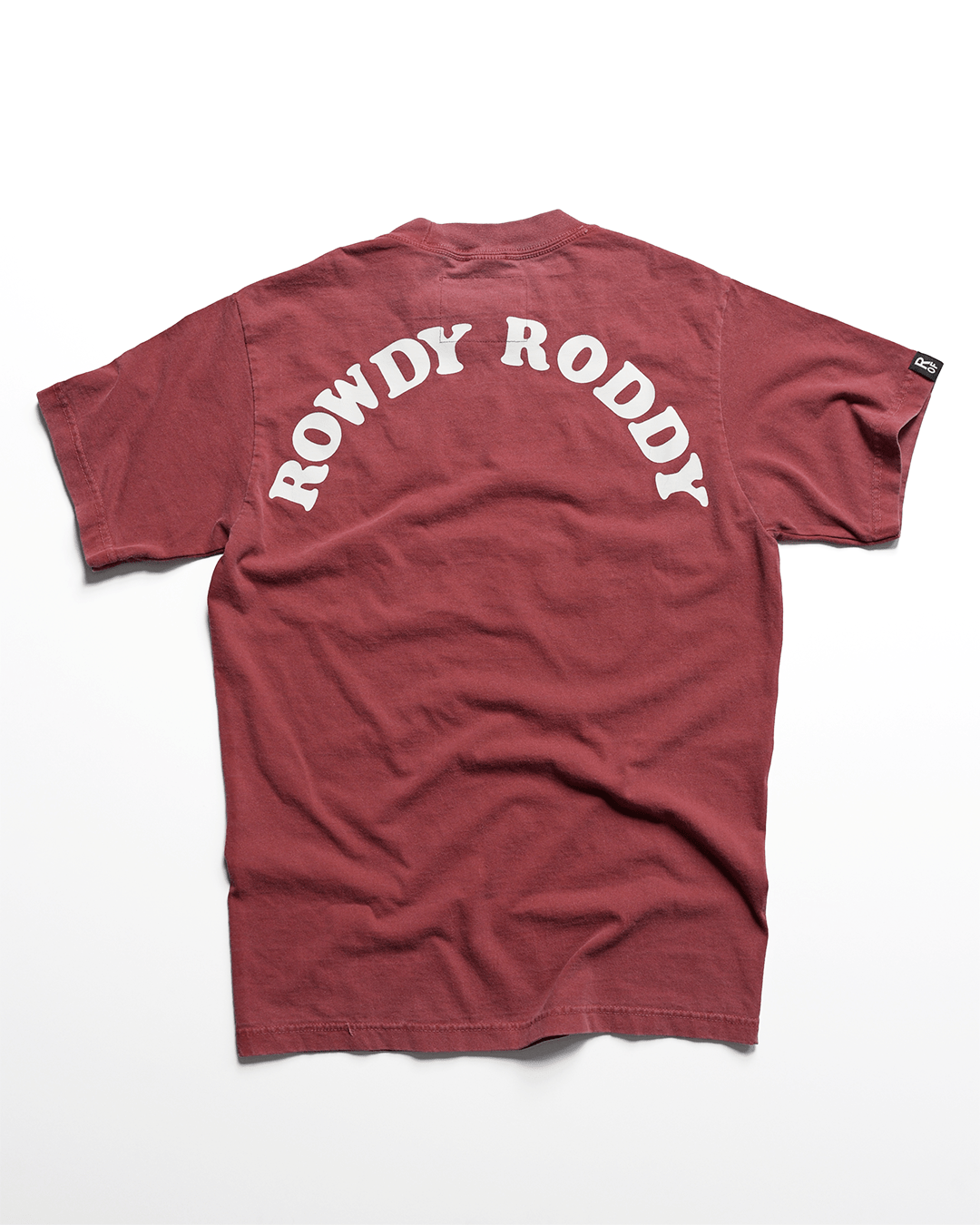 Rowdy Roddy Piper Legend Cardinal Heavyweight Tee - Roots of Fight Canada