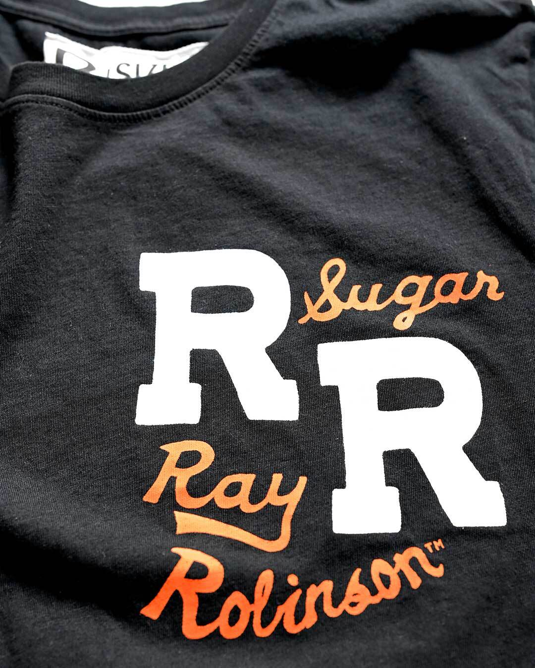 Sugar Ray Robinson Classic Black Tee - Roots of Fight Canada