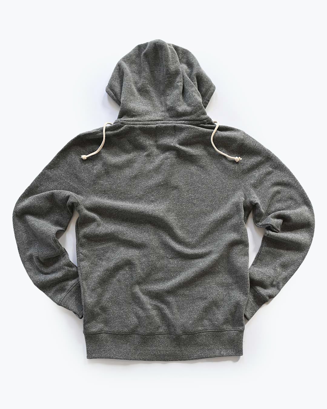 Supersoft Midweight Heather Grey Full Zip Hoody - Roots of Fight Canada
