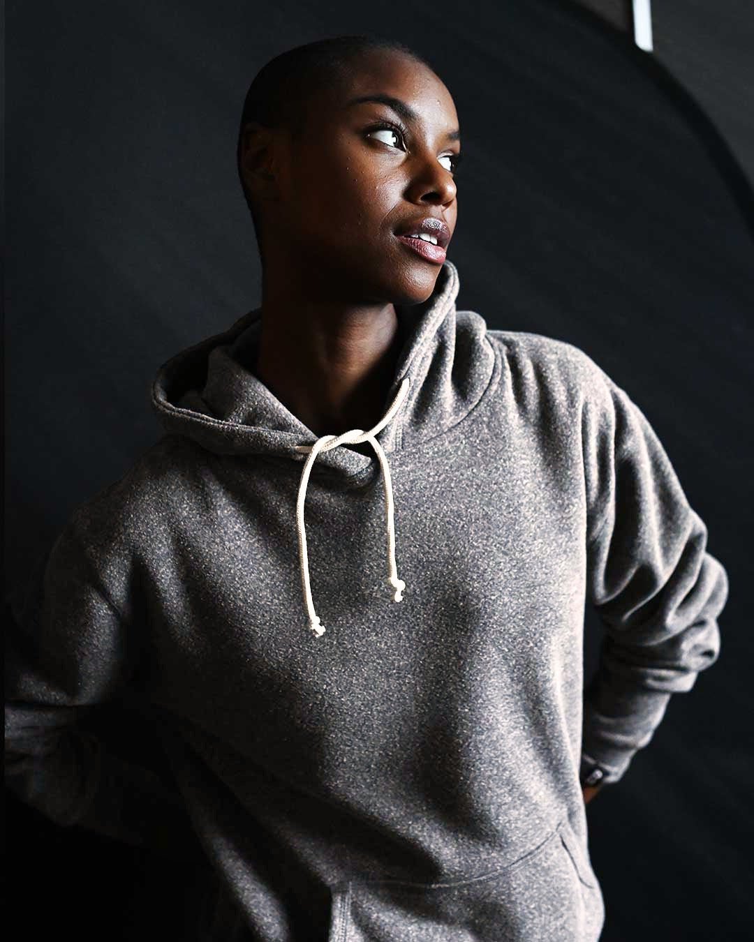 Supersoft Midweight Heather Grey Hoody - Roots of Fight Canada