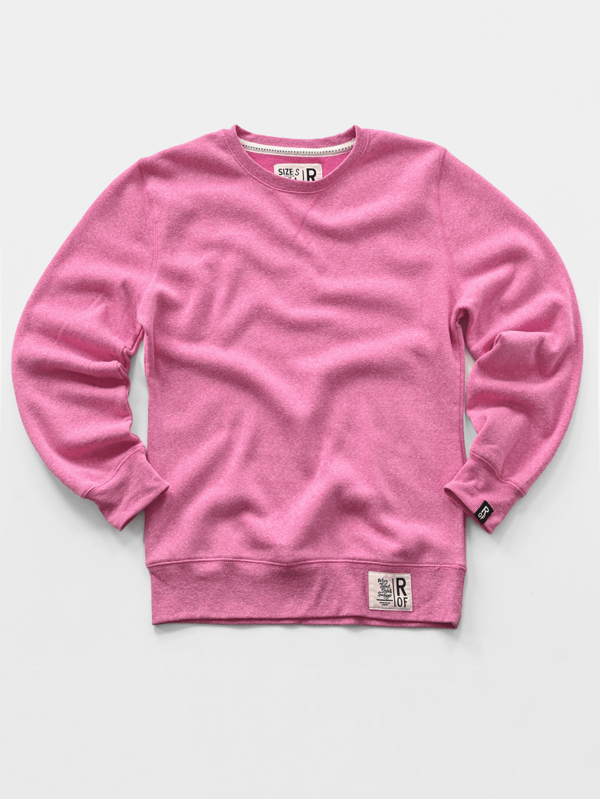 Supersoft Midweight Heather Pink Sweatshirt - Roots of Fight Canada