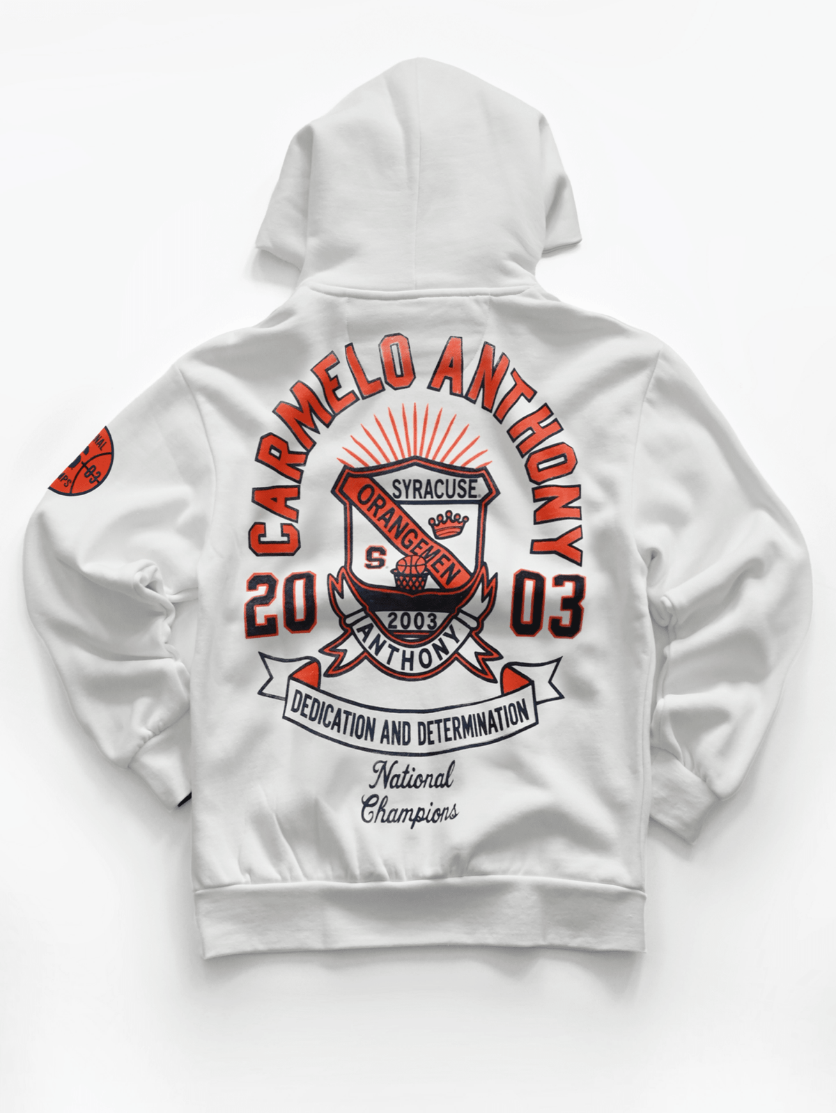 SYR - Carmelo Anthony White Heavyweight PO Hoody - Roots of Fight Canada