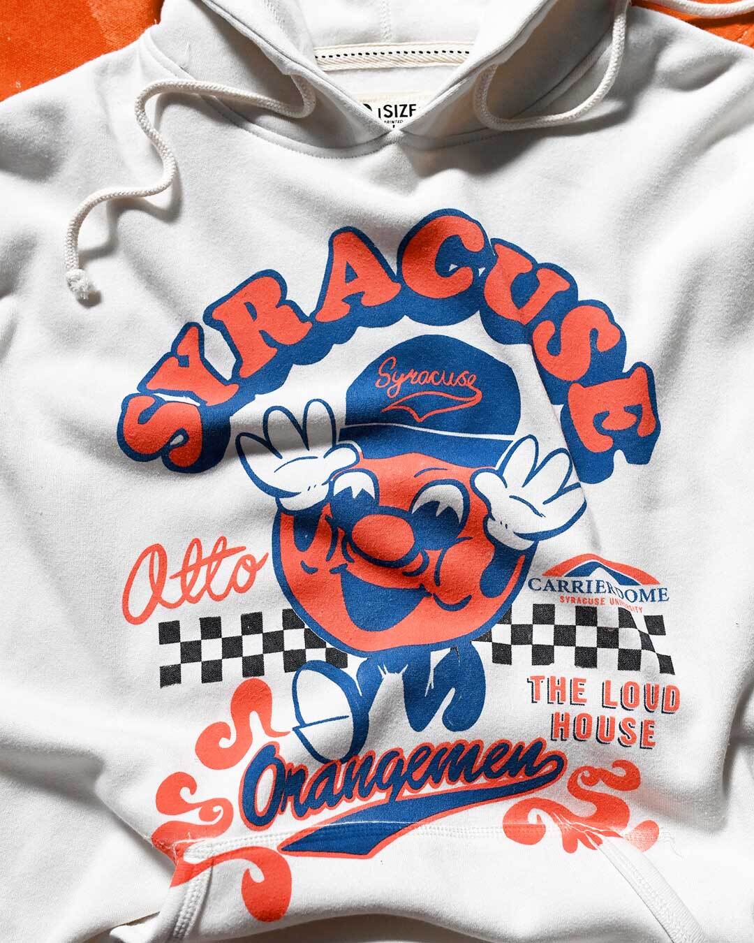 Syracuse - Orangemen Ivory PO Hoody - Roots of Fight Canada