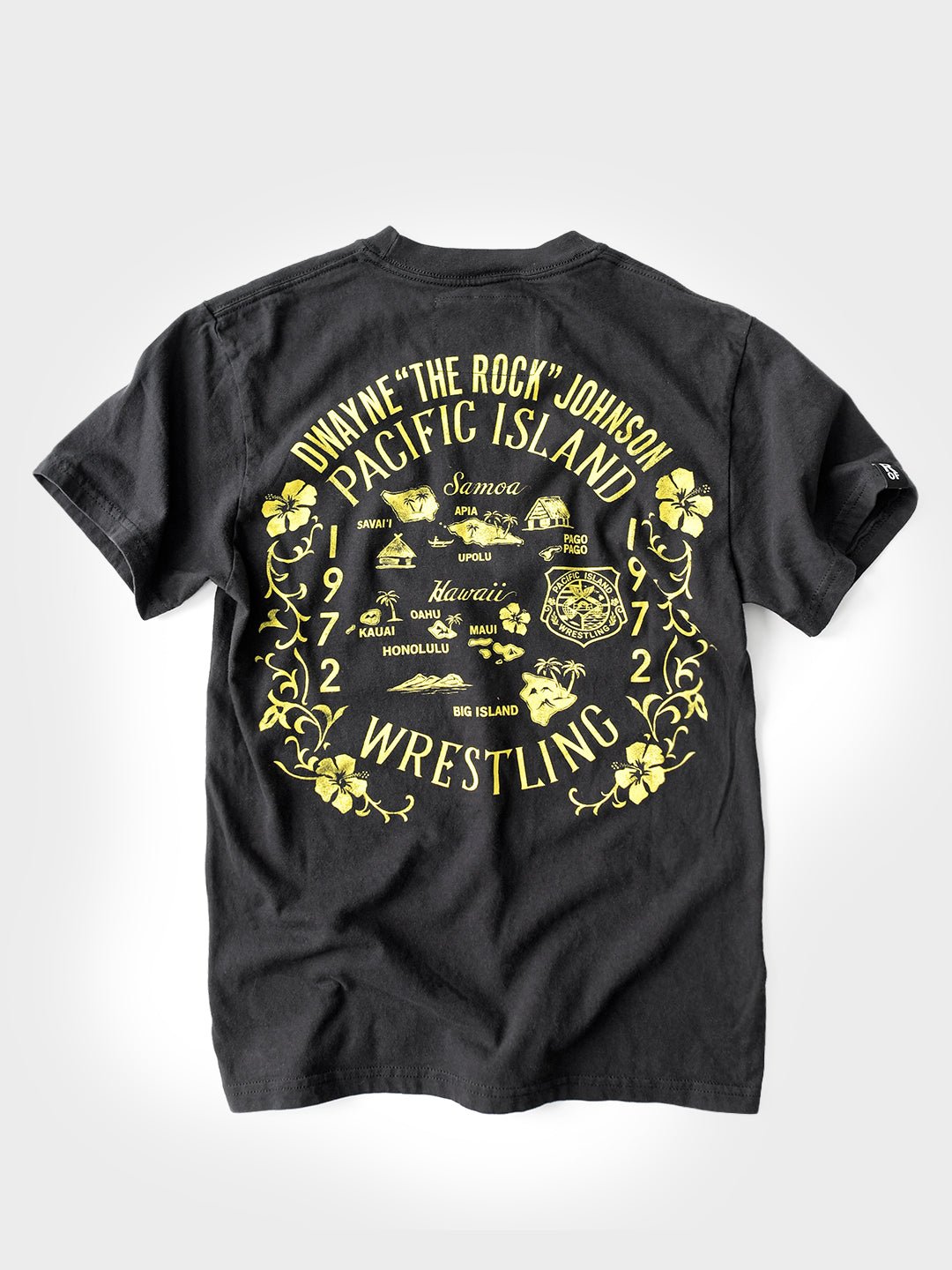 The Rock People's Champ Black Midweight Tee - Roots of Fight Canada