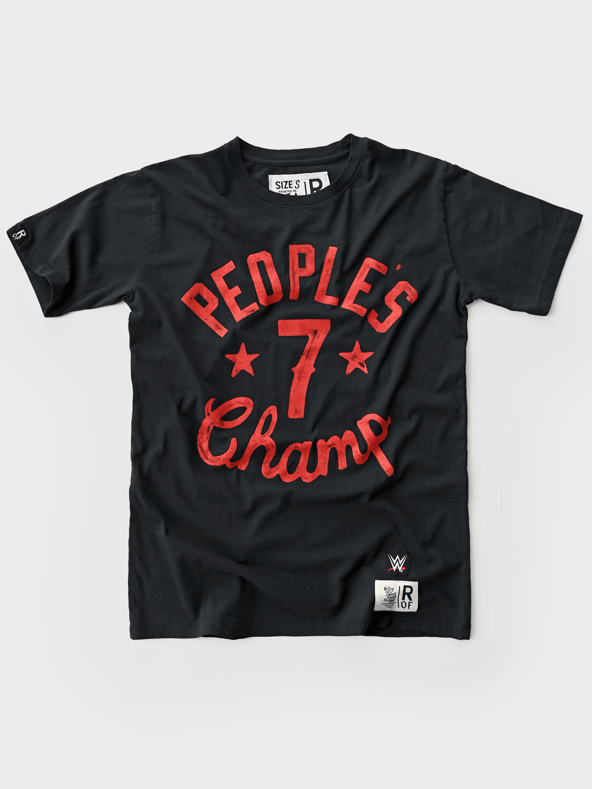 The Rock People's Champ Black Tee - Roots of Fight Canada