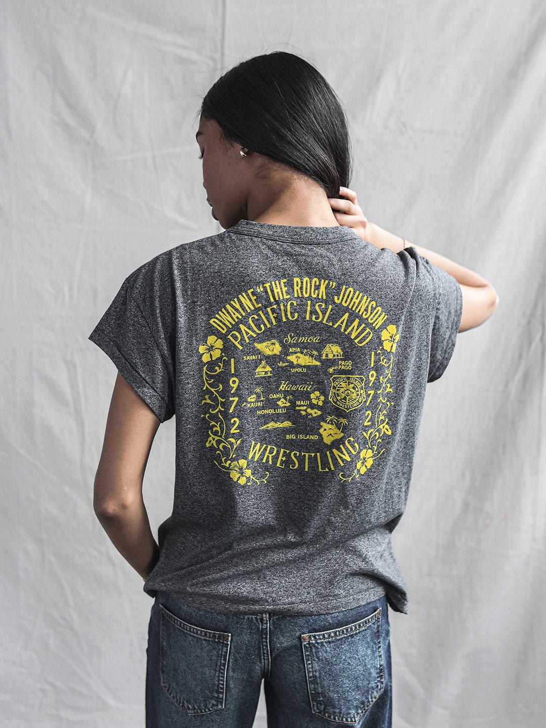 The Rock People's Champ Black Women's Tee - Roots of Fight Canada