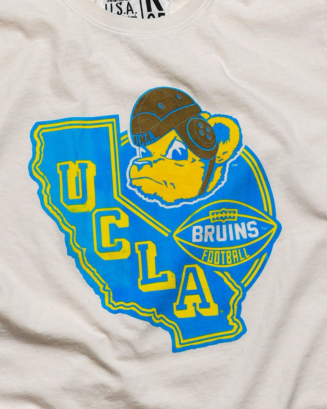 UCLA - Bruins Football White Tee - Roots of Fight Canada