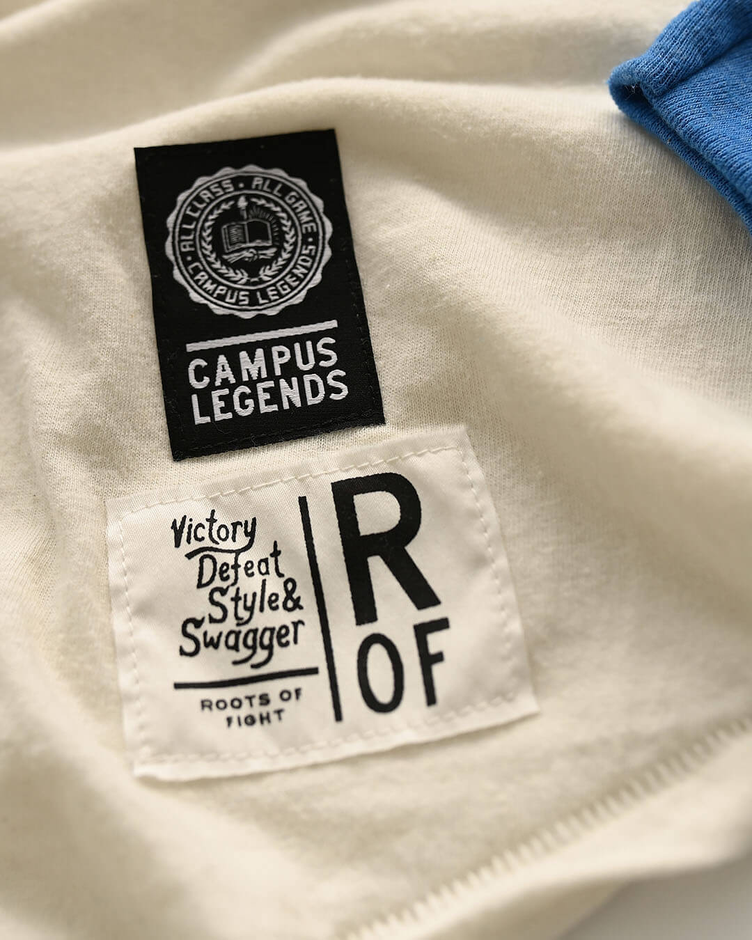 UCLA - Robinson Blue #42 Raglan Tee - Roots of Fight Canada