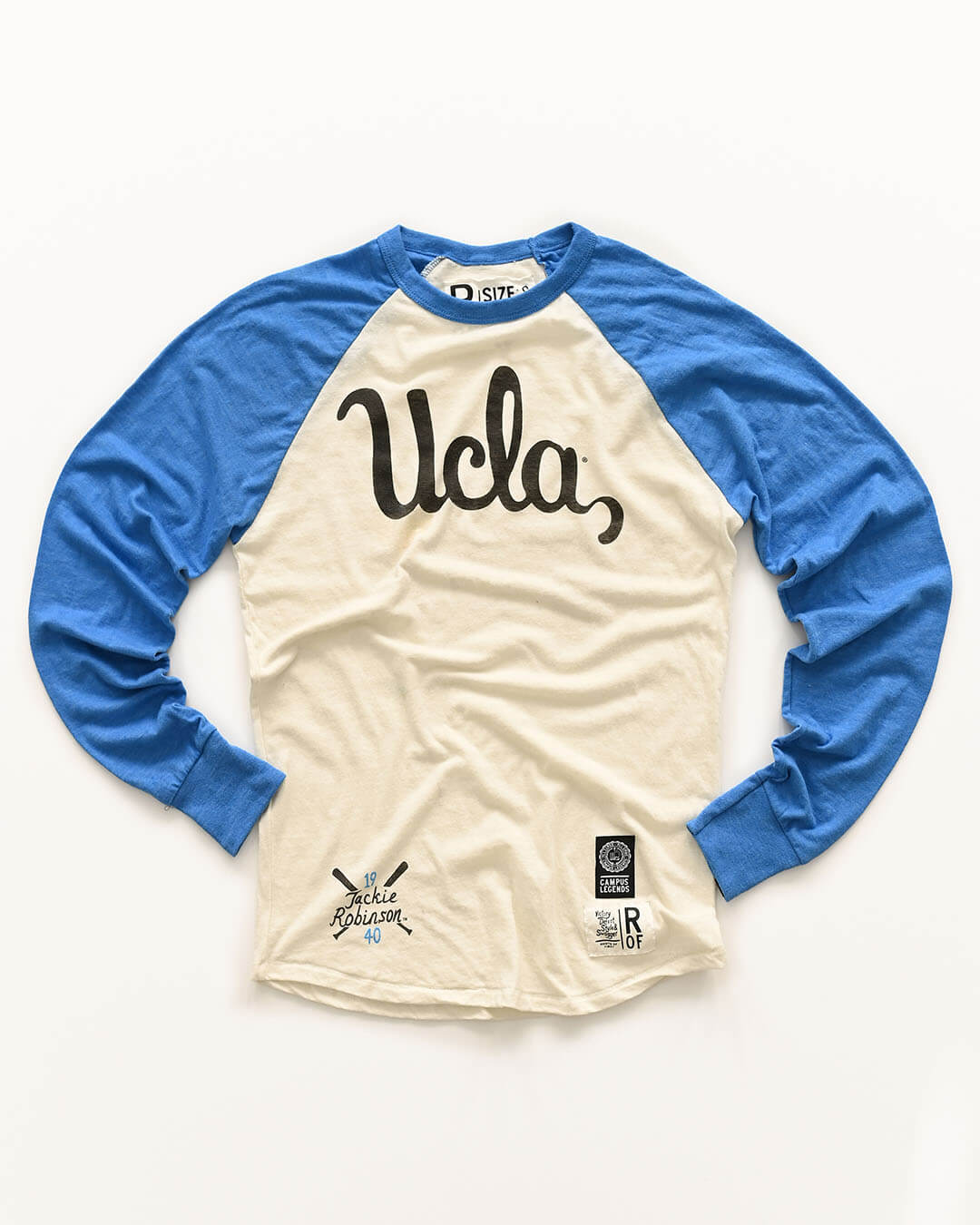 UCLA - Robinson Blue #42 Raglan Tee - Roots of Fight Canada
