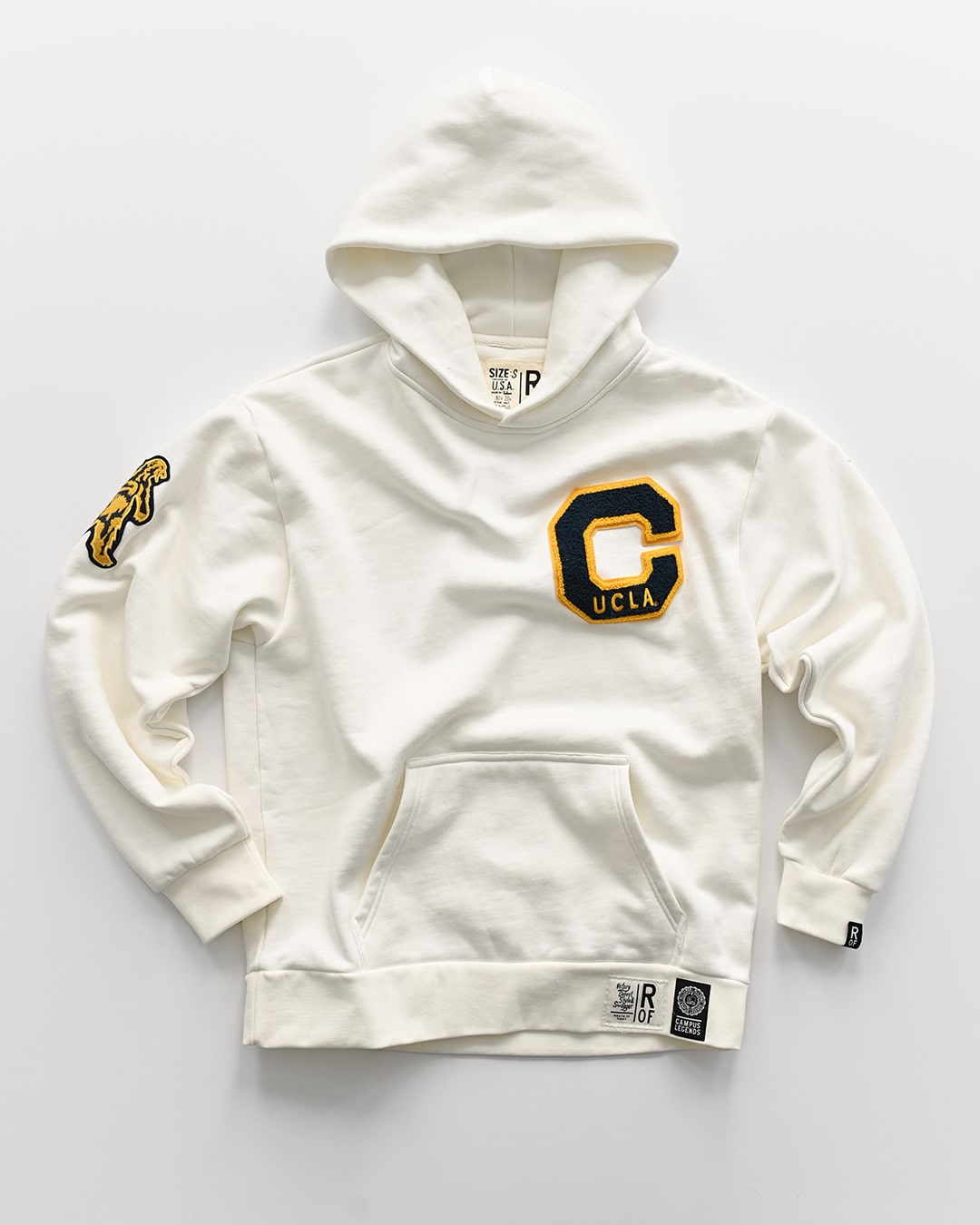 UCLA - Robinson Era White Heavyweight PO Hoody - Roots of Fight Canada