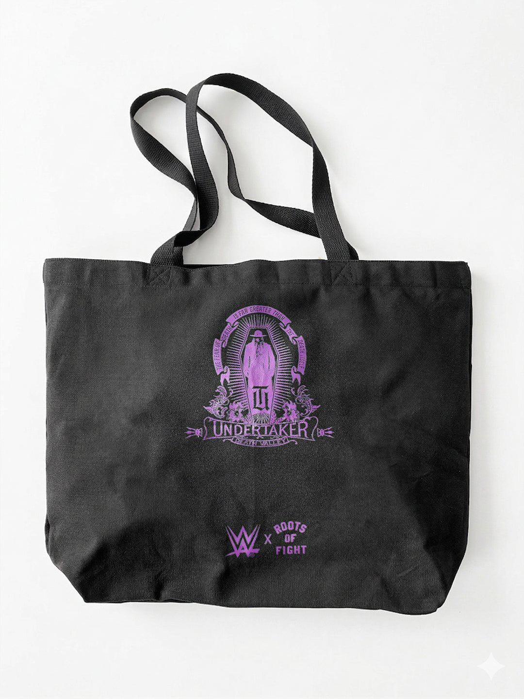 Undertaker Death Valley Black Tote Bag - Roots of Fight Canada